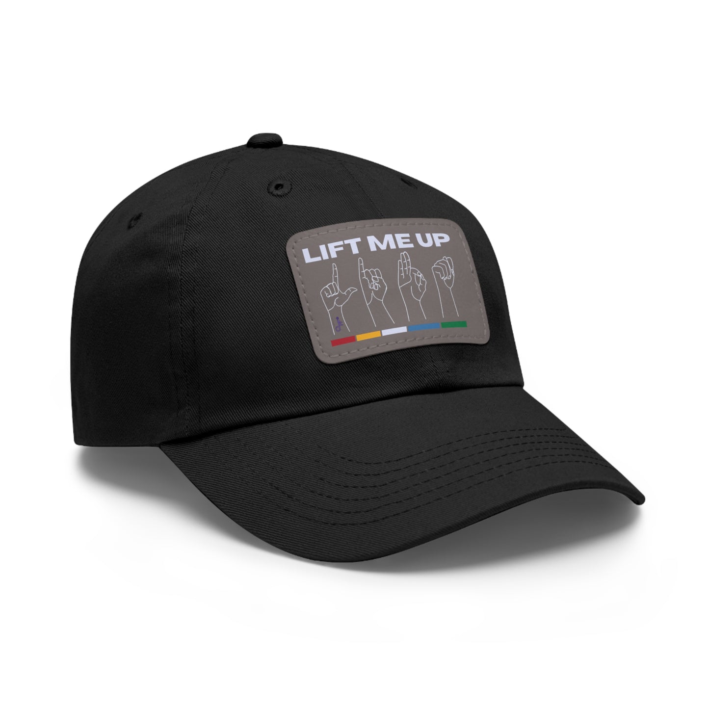 Lift Me Up Hat with Leather Patch (Rectangle)