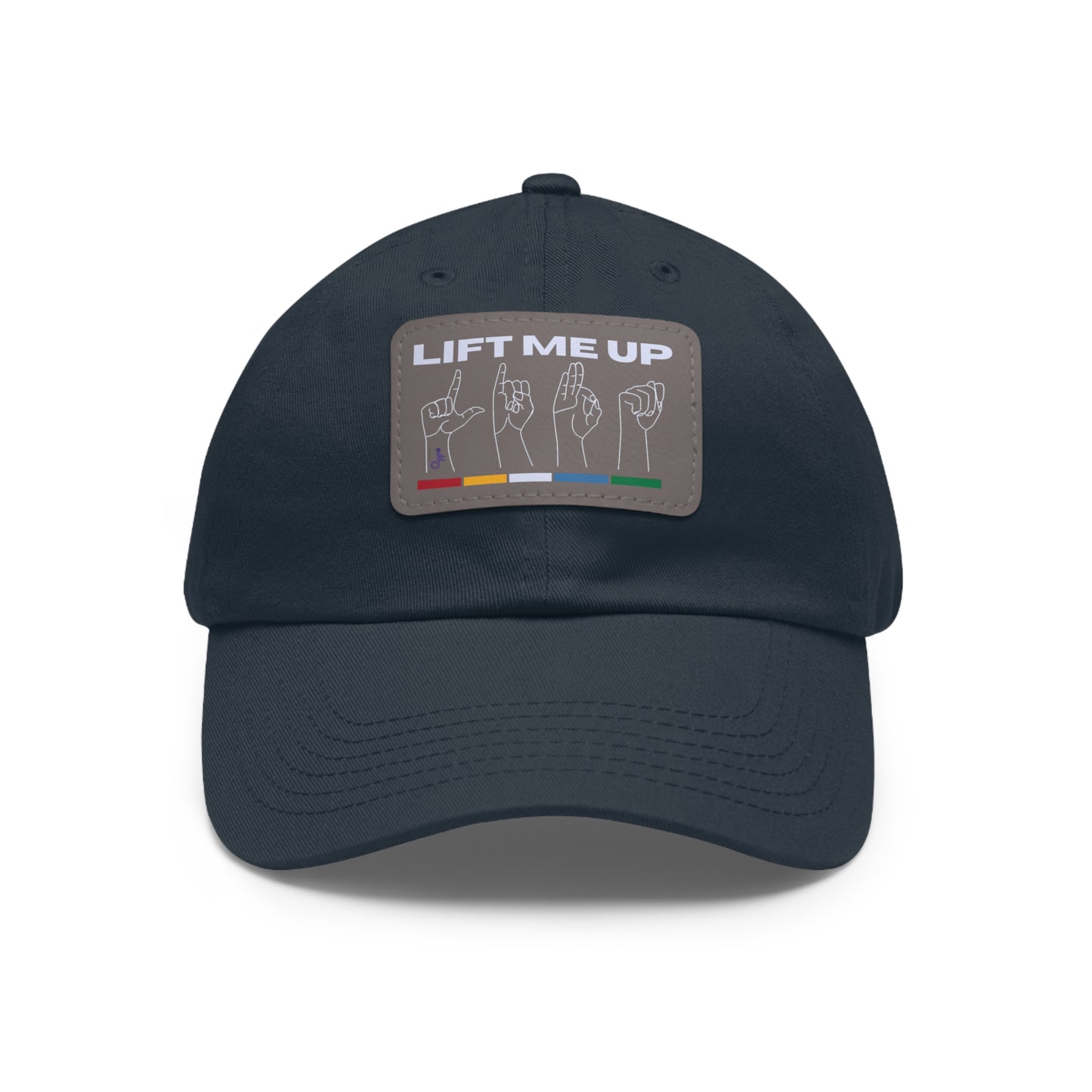 Lift Me Up Hat with Leather Patch (Rectangle)