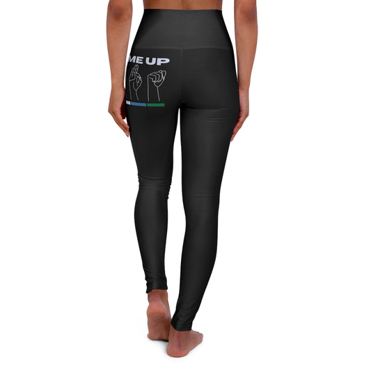 Lift Me Up High Waisted Yoga Leggings (AOP)