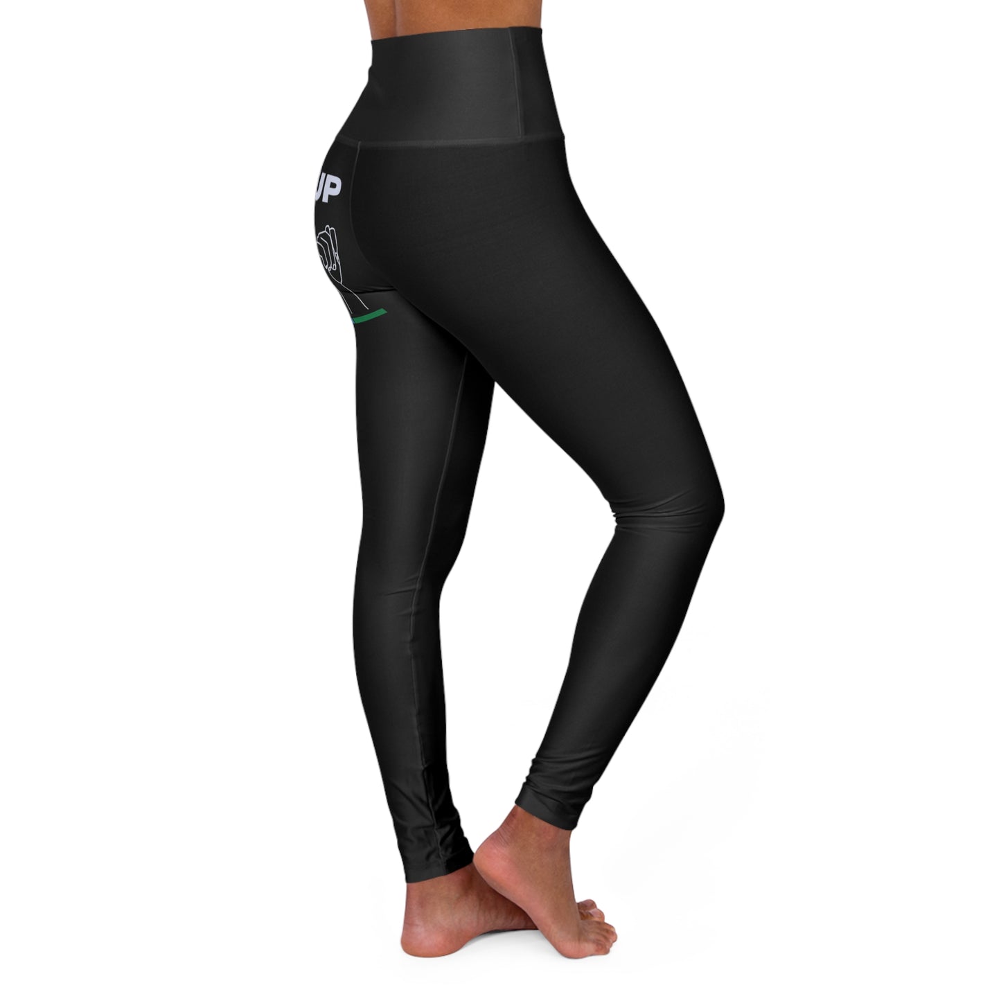 Lift Me Up High Waisted Yoga Leggings (AOP)