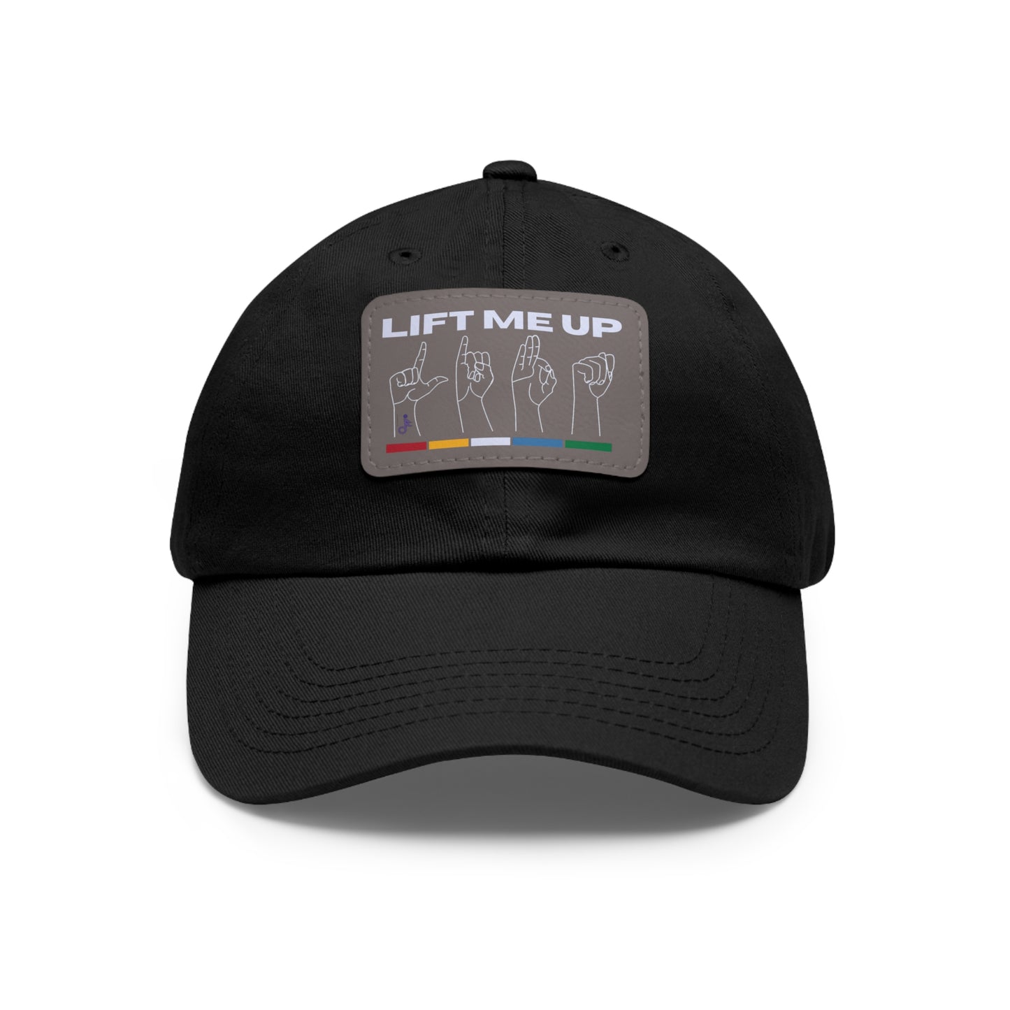 Lift Me Up Hat with Leather Patch (Rectangle)