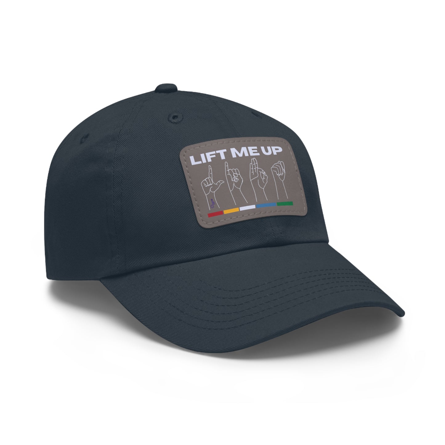 Lift Me Up Hat with Leather Patch (Rectangle)