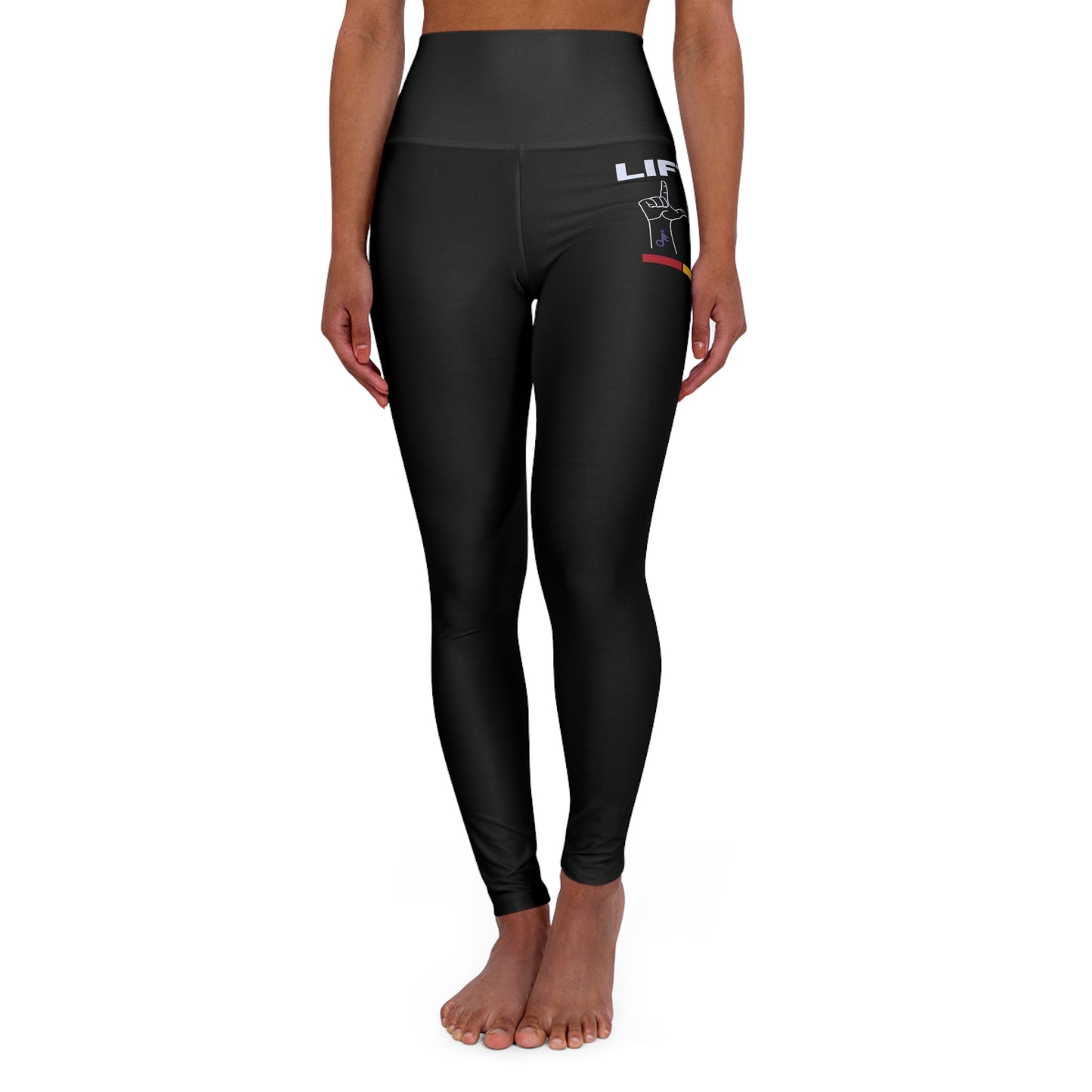 Lift Me Up High Waisted Yoga Leggings (AOP)