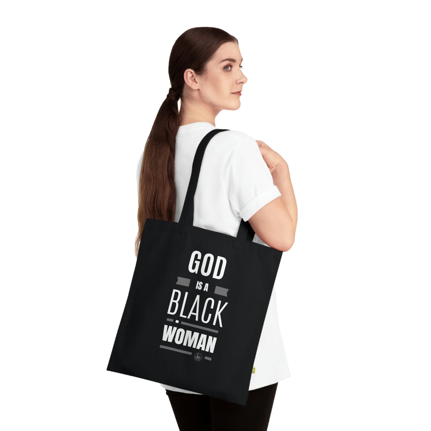 God is a black woman - Organic Cotton Tote Bag