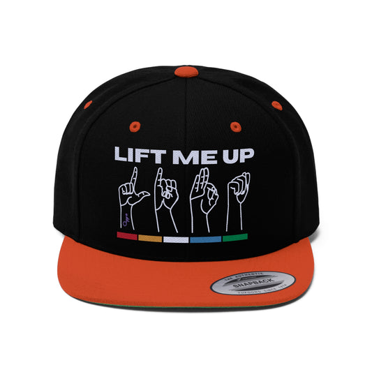 Lift Me Up Unisex Flat Bill Hat